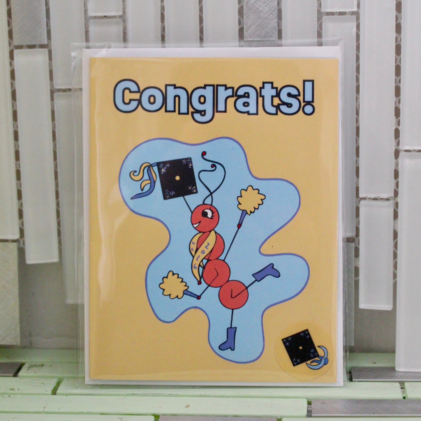 Silly Ant Congrats Card